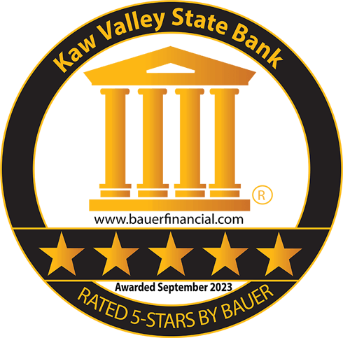 KVSB Rated 5 Stars by Bauer Financial, Inc.